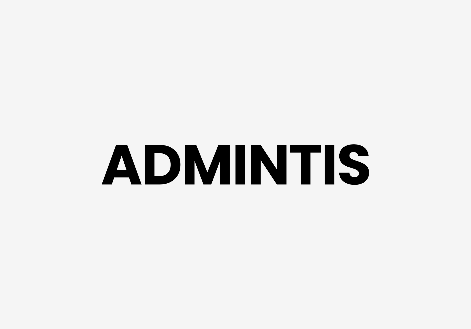 PortfolioProjectLogo_Admintis_Black