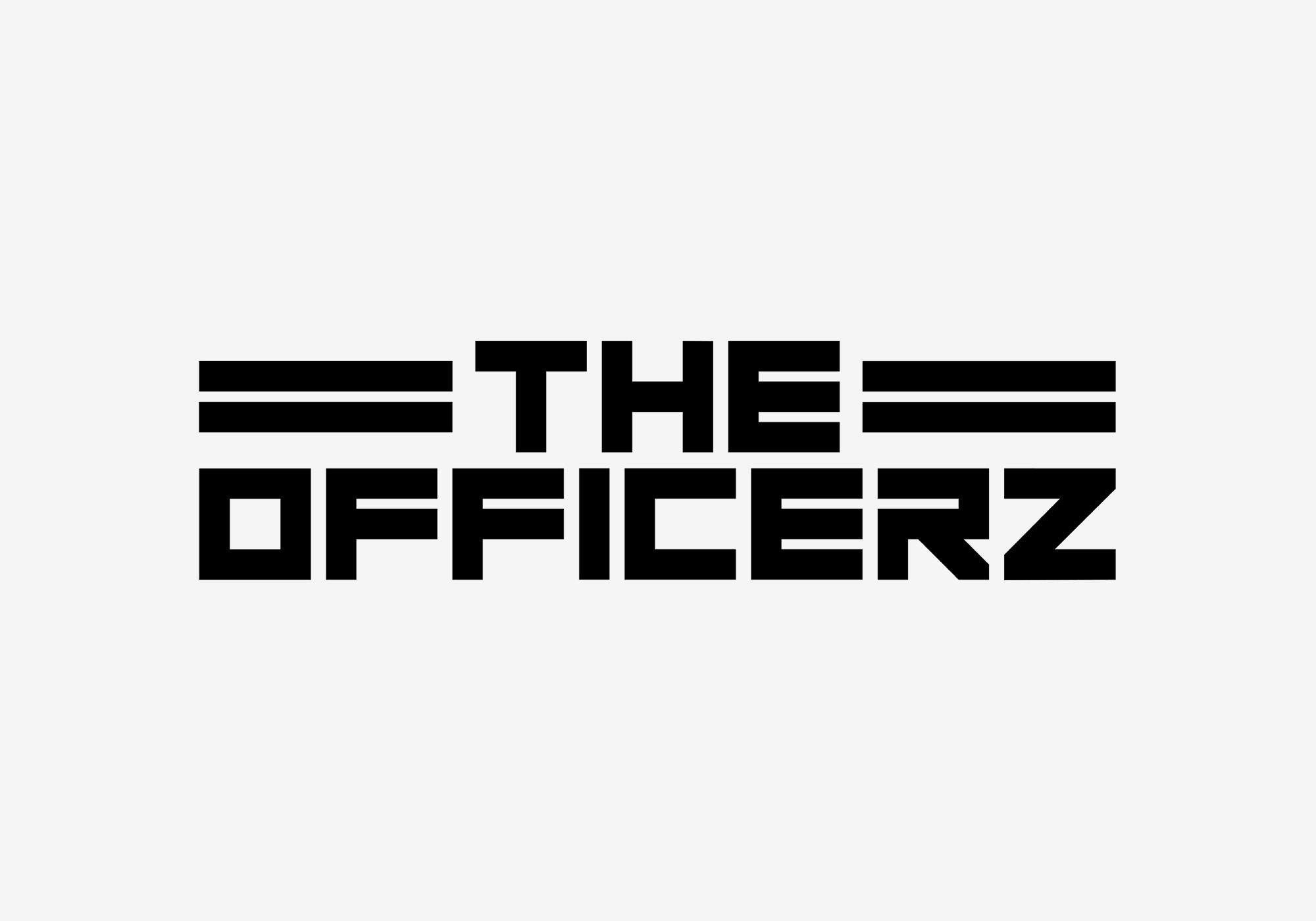 PortfolioProjectLogo_TheOfficerz_Black